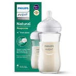 Avent Natural Response, стеклянная бутылочка с реагирующей соской, поток 3, SCY933/01, после 1 месяца, 240 мл: цены и характеристики