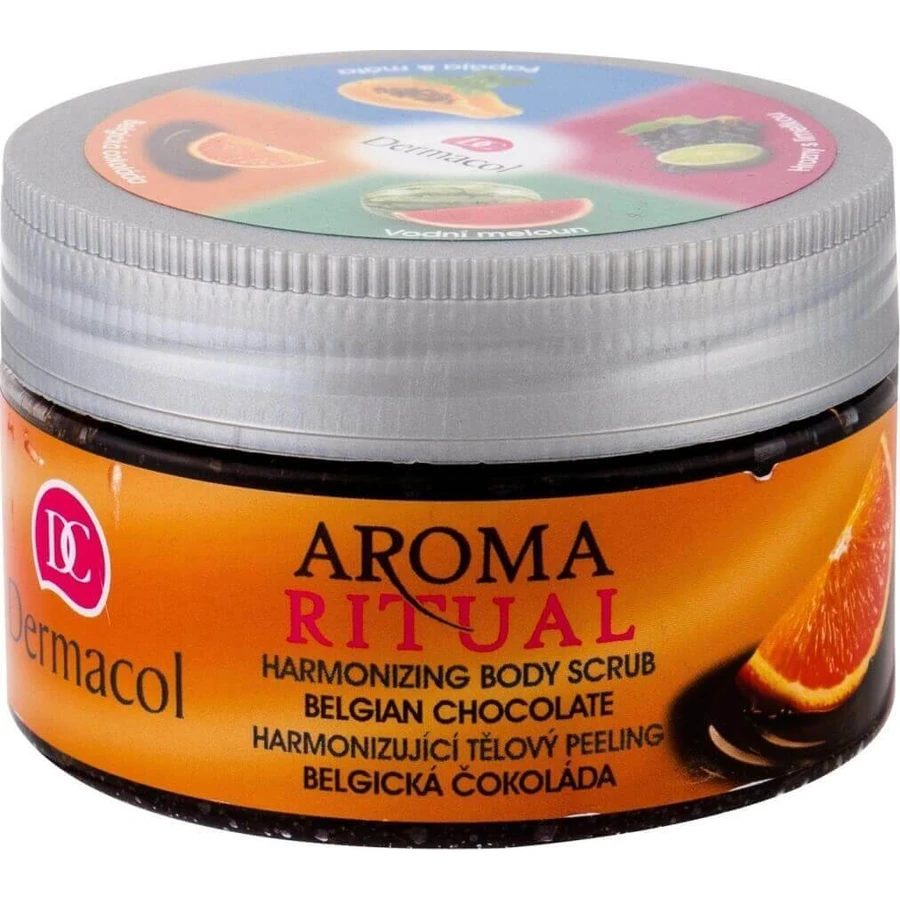 Dermacol Aroma Ritual peeling Belgian Chocolate 1×200 г, пилинг для тела: цены и характеристики