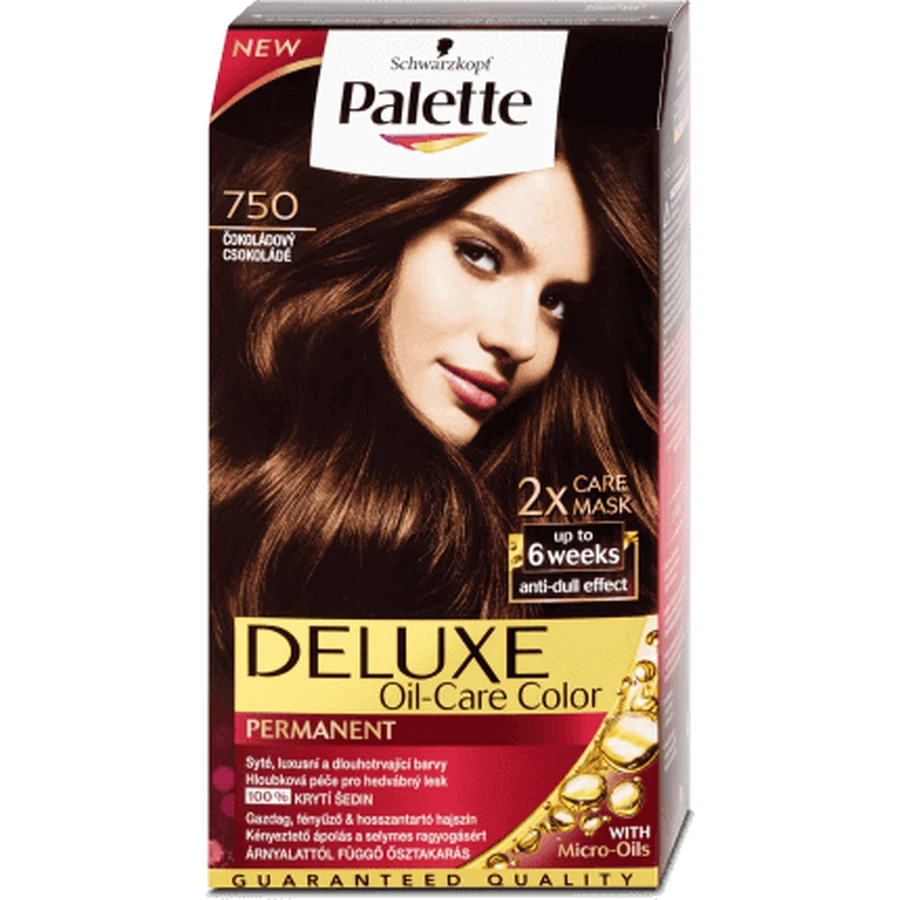 Палітра перманентних фарб Palette Deluxe 750/3-65 aten Chocolate, 1 шт: ціни та характеристики