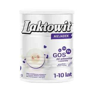 Lactowit Niejadek, модифицированное молоко, после 1 года, 400 г УПАКОВКА ДЕФЕКТИРОВАНА