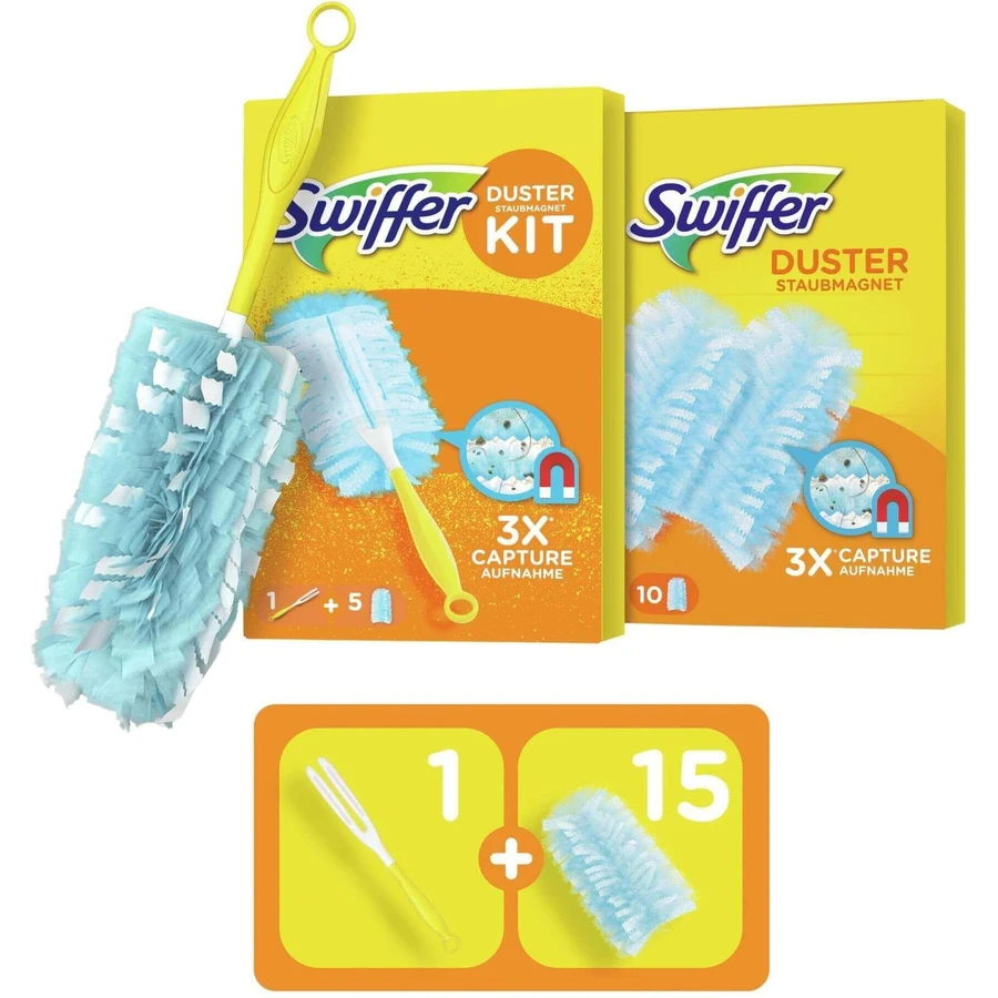Набор Swiffer (1 ручка + 15 пылесборников): цены и характеристики