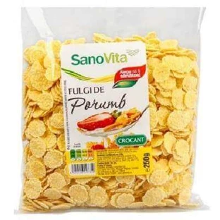 Пластівці кукурудзяні хрусткі, 250 г, Sanovita