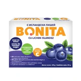 Сосательные пастилки со вкусом черной смородины, 24 штуки, Bonita