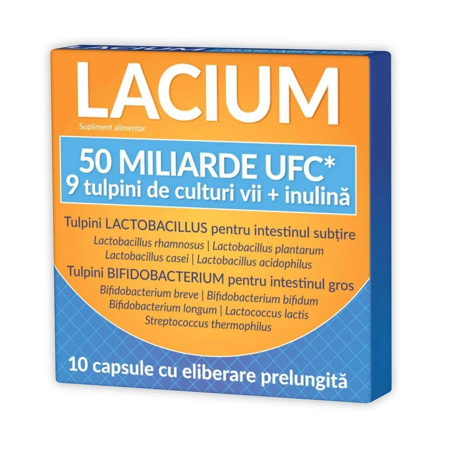 Лациум 50 млрд КОЕ Zdrovit Lacium, 10 капсул: цены и характеристики