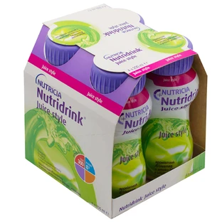 Жидкая смесь Nutridrink Juice Style для специального медицинского питания со вкусом яблока, 4 шт. по 200 мл