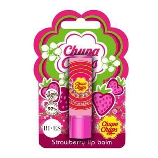Бальзам для губ, со вкусом клубники, Chupa Chups, 4 г, Bi-Es