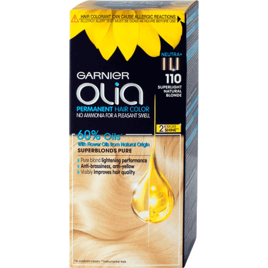 Garnier Garnier Olia Перманентная краска для волос без аммиака 11.0 супер светлый блондин, 1 шт.: цены и характеристики