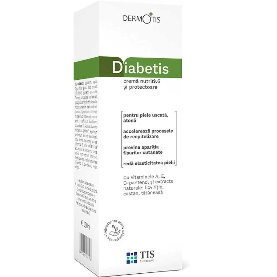 Питательный и защитный крем DiabeTis, 100 мл, Tis Farmaceutic: цены и характеристики