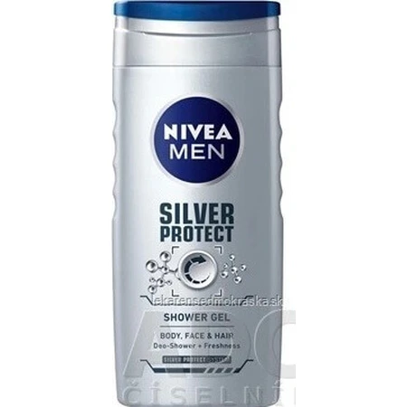 NIVEA MEN SHOWER GEL Silver protect 1×250 мл, гель для душу: ціни та характеристики