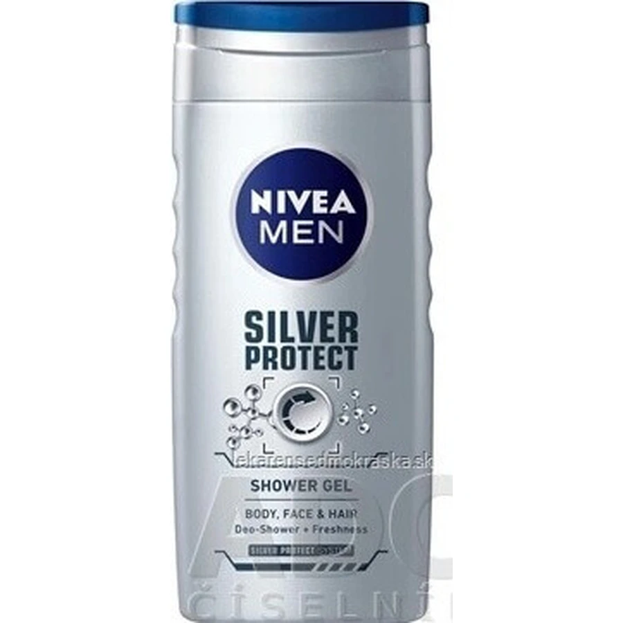 NIVEA MEN SHOWER GEL Silver protect 1×250 мл, гель для душу: ціни та характеристики