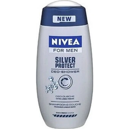 NIVEA MEN SHOWER GEL Silver protect 1×250 мл, гель для душу: ціни та характеристики