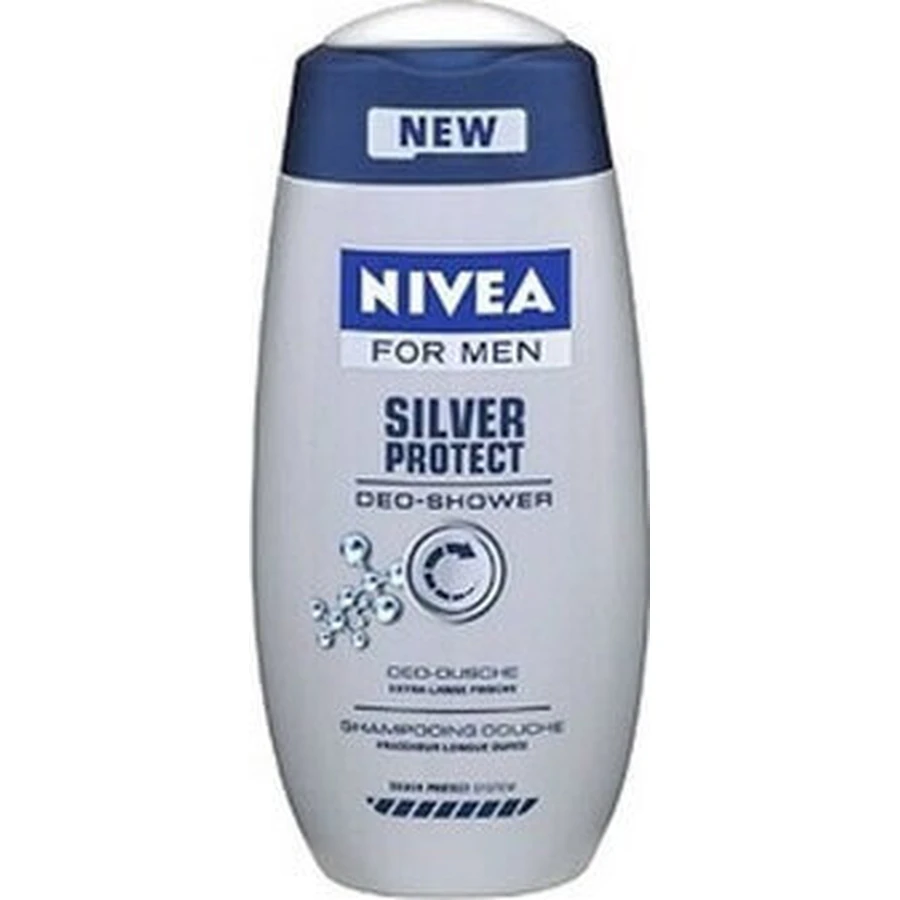 NIVEA MEN SHOWER GEL Silver protect 1×250 мл, гель для душу: ціни та характеристики