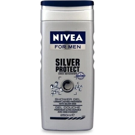 NIVEA MEN SHOWER GEL Silver protect 1×250 мл, гель для душу: ціни та характеристики