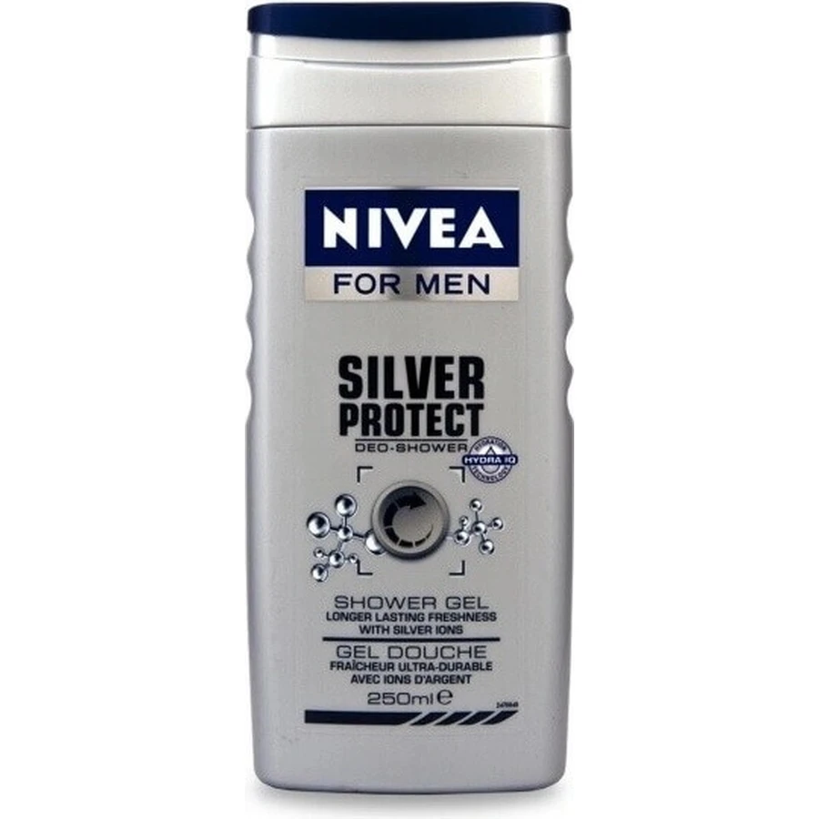 NIVEA MEN SHOWER GEL Silver protect 1×250 мл, гель для душу: ціни та характеристики