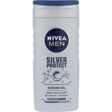 NIVEA MEN SHOWER GEL Silver protect 1×250 мл, гель для душу: ціни та характеристики