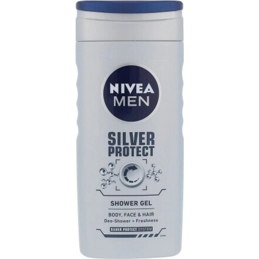 NIVEA MEN SHOWER GEL Silver protect 1×250 мл, гель для душу: ціни та характеристики