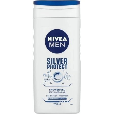 NIVEA MEN SHOWER GEL Silver protect 1×250 мл, гель для душу: ціни та характеристики