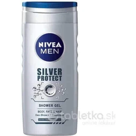 NIVEA MEN SHOWER GEL Silver protect 1×250 мл, гель для душу: ціни та характеристики
