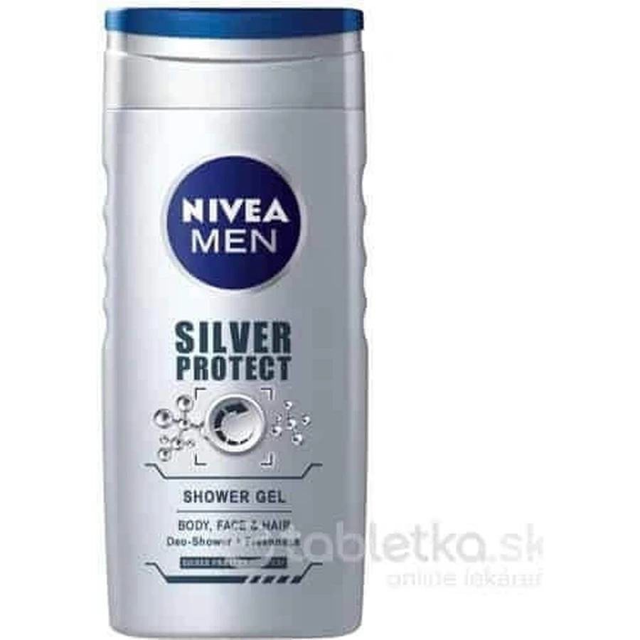 NIVEA MEN SHOWER GEL Silver protect 1×250 мл, гель для душу: ціни та характеристики