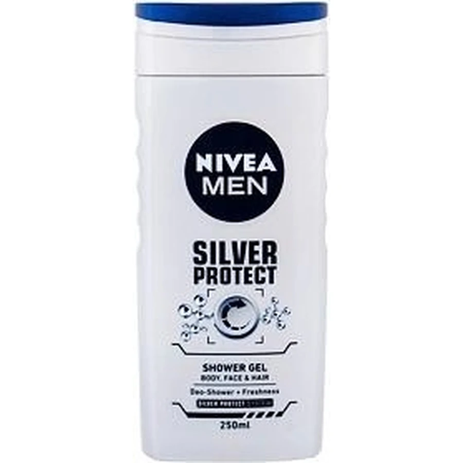 NIVEA MEN SHOWER GEL Silver protect 1×250 мл, гель для душу: ціни та характеристики