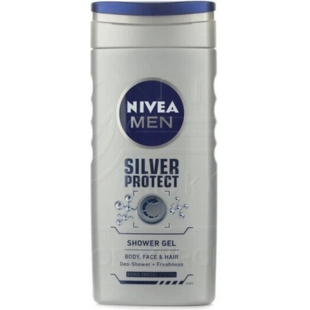 NIVEA MEN SHOWER GEL Silver protect 1×250 мл, гель для душу: ціни та характеристики