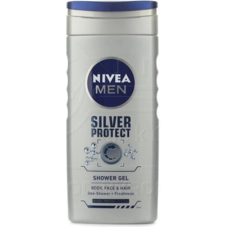 NIVEA MEN SHOWER GEL Silver protect 1×250 мл, гель для душу: ціни та характеристики