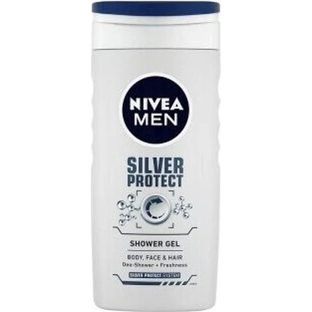 NIVEA MEN SHOWER GEL Silver protect 1×250 мл, гель для душу: ціни та характеристики