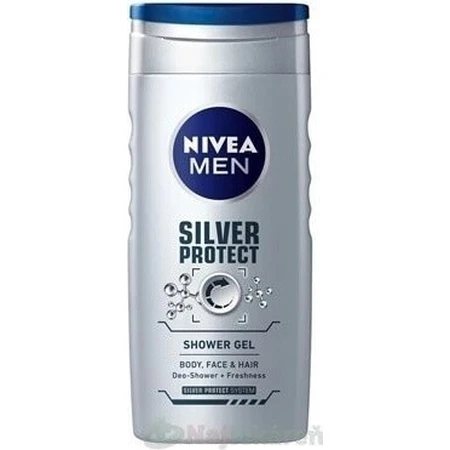 NIVEA MEN SHOWER GEL Silver protect 1×250 мл, гель для душу: ціни та характеристики