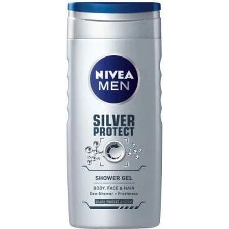 NIVEA MEN SHOWER GEL Silver protect 1×250 мл, гель для душу: ціни та характеристики