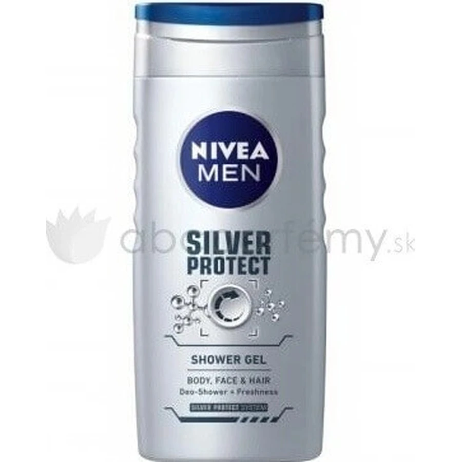 NIVEA MEN SHOWER GEL Silver protect 1×250 мл, гель для душу: ціни та характеристики