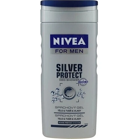 NIVEA MEN SHOWER GEL Silver protect 1×250 мл, гель для душу: ціни та характеристики