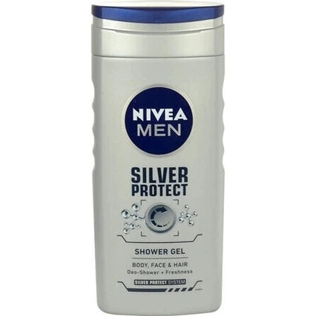 NIVEA MEN SHOWER GEL Silver protect 1×250 мл, гель для душу: ціни та характеристики