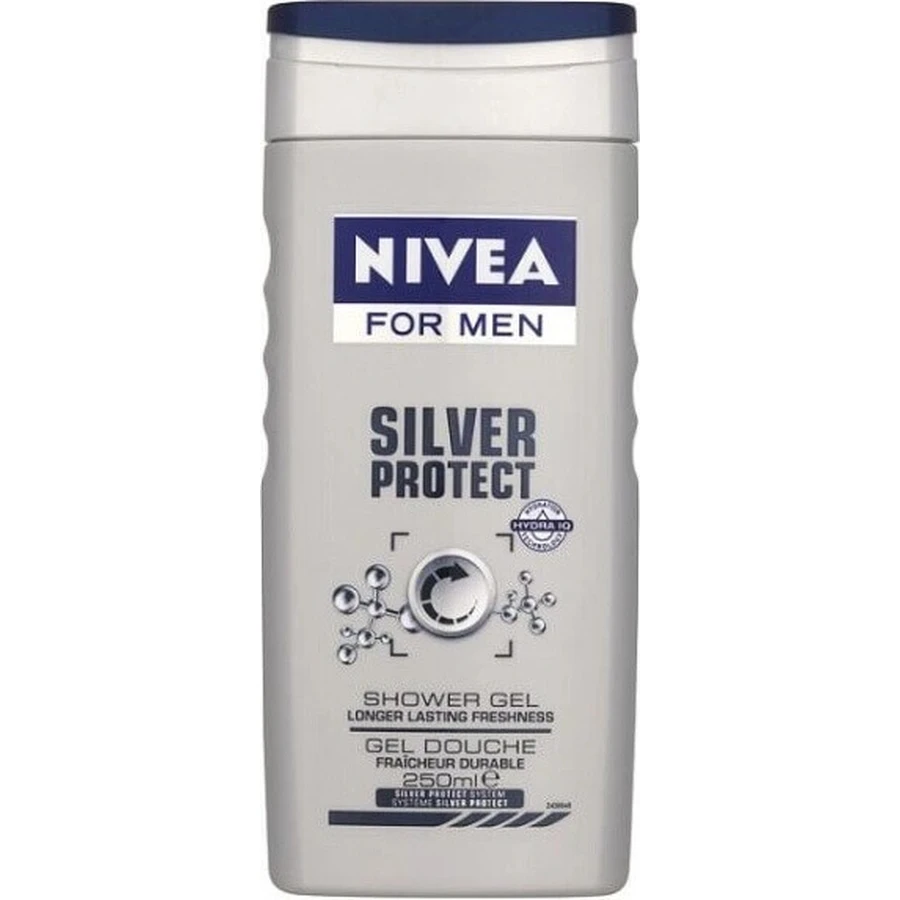 NIVEA MEN SHOWER GEL Silver protect 1×250 мл, гель для душу: ціни та характеристики