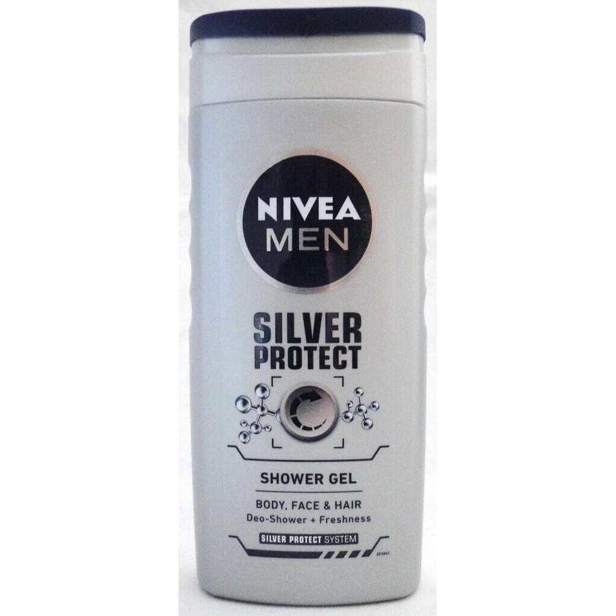 NIVEA MEN SHOWER GEL Silver protect 1×250 мл, гель для душу: ціни та характеристики