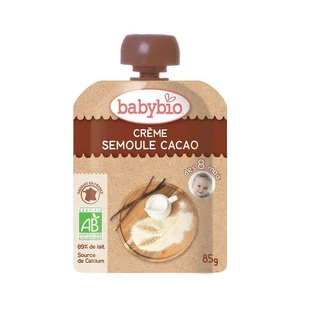 Творожный десерт из крупы и какао, 85 г, Babybio