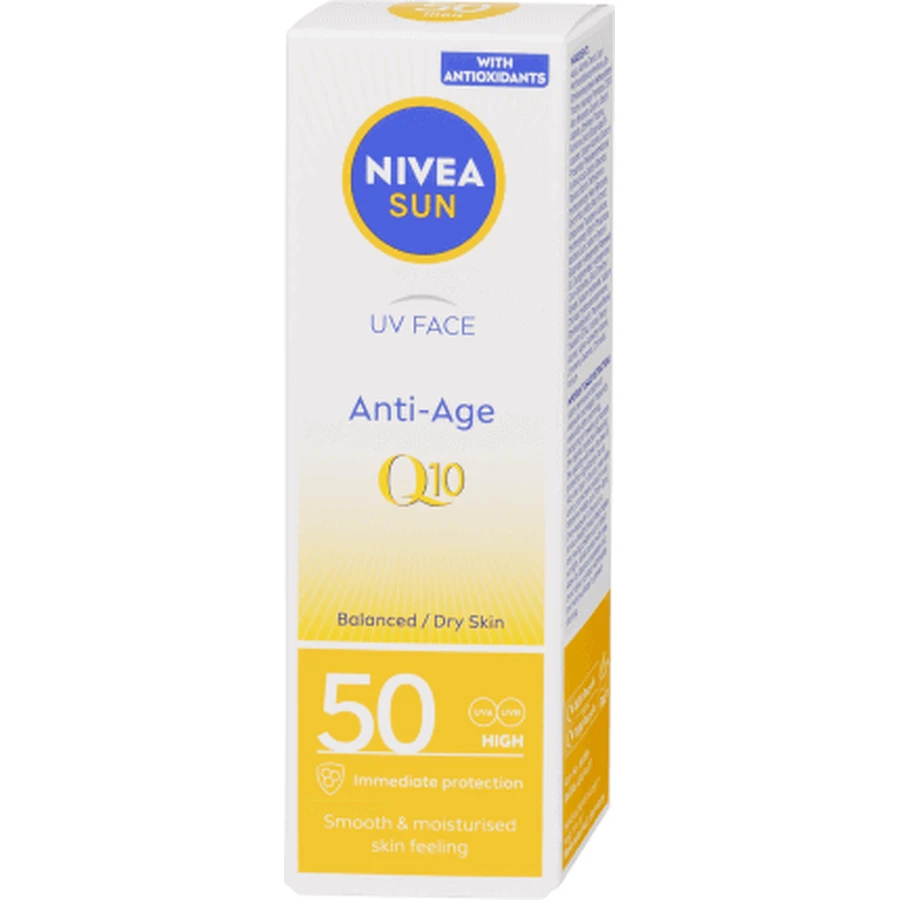 Nivea Sun Солнцезащитный крем для лица SPF50, 50 мл: цены и характеристики