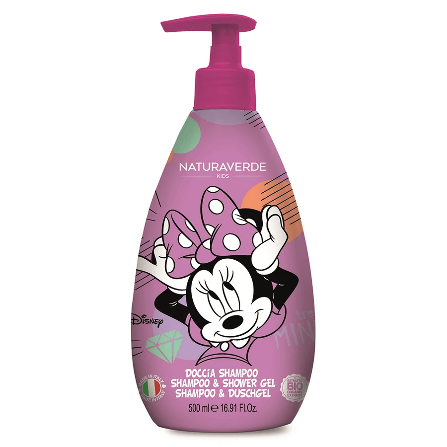 Полуничний гель для душу Minnie, 500 мл, Naturaverde: ціни та характеристики