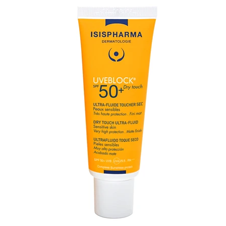 Isis Pharma UVEBLOCK UVEBLOCK Матуючий захисний флюїд із сонцезахистом SPF 50+, 40 мл: ціни та характеристики