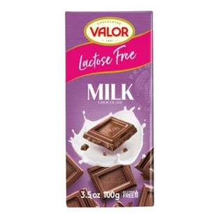 Молочный шоколад без лактозы, 100 г, Valor