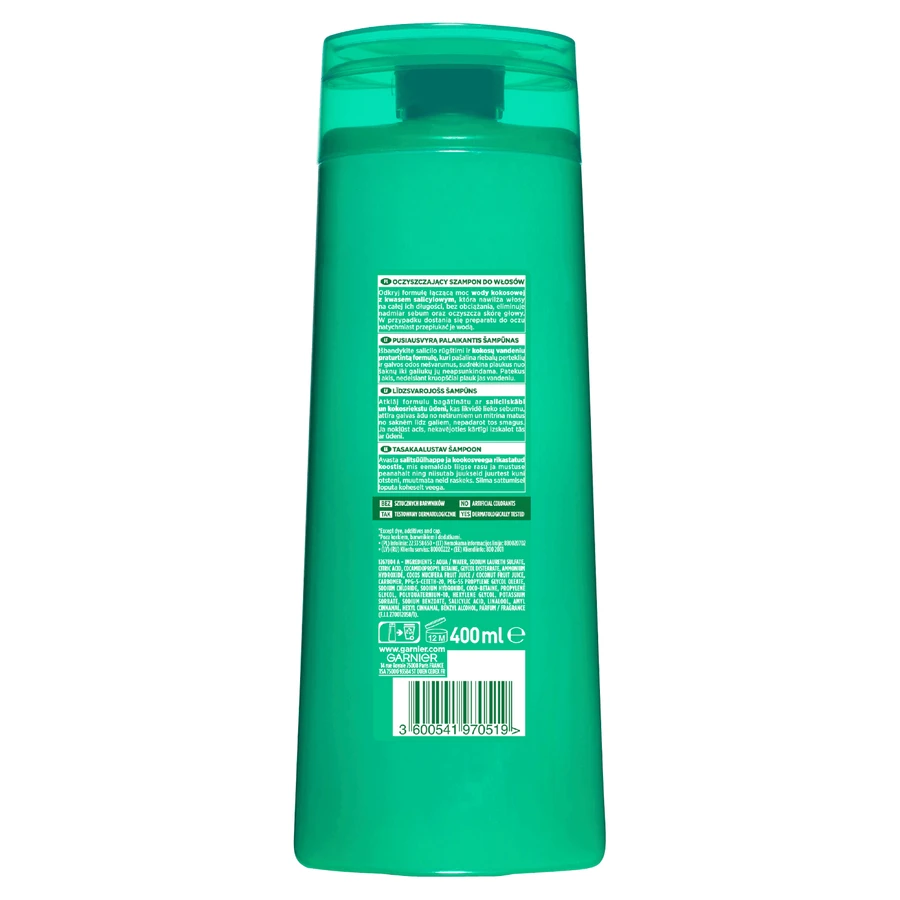 Garnier Fructis Fresh Hydra Wax Shampoo, 400 мл: цены и характеристики