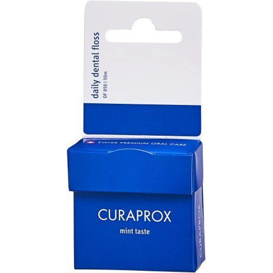 Зубна нитка Curaprox DF 850 щоденна 50 м: ціни та характеристики