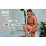 Braun Silk-épil 5, эпилятор 5-011, белый/серый