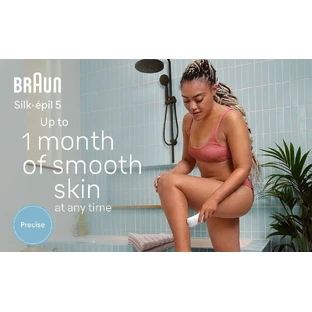 Braun Silk-épil 5, эпилятор 5-011, белый/серый