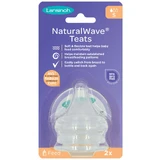 Lansinoh, соска для пляшечок Natural Wave, вільний потік, 2 шт.