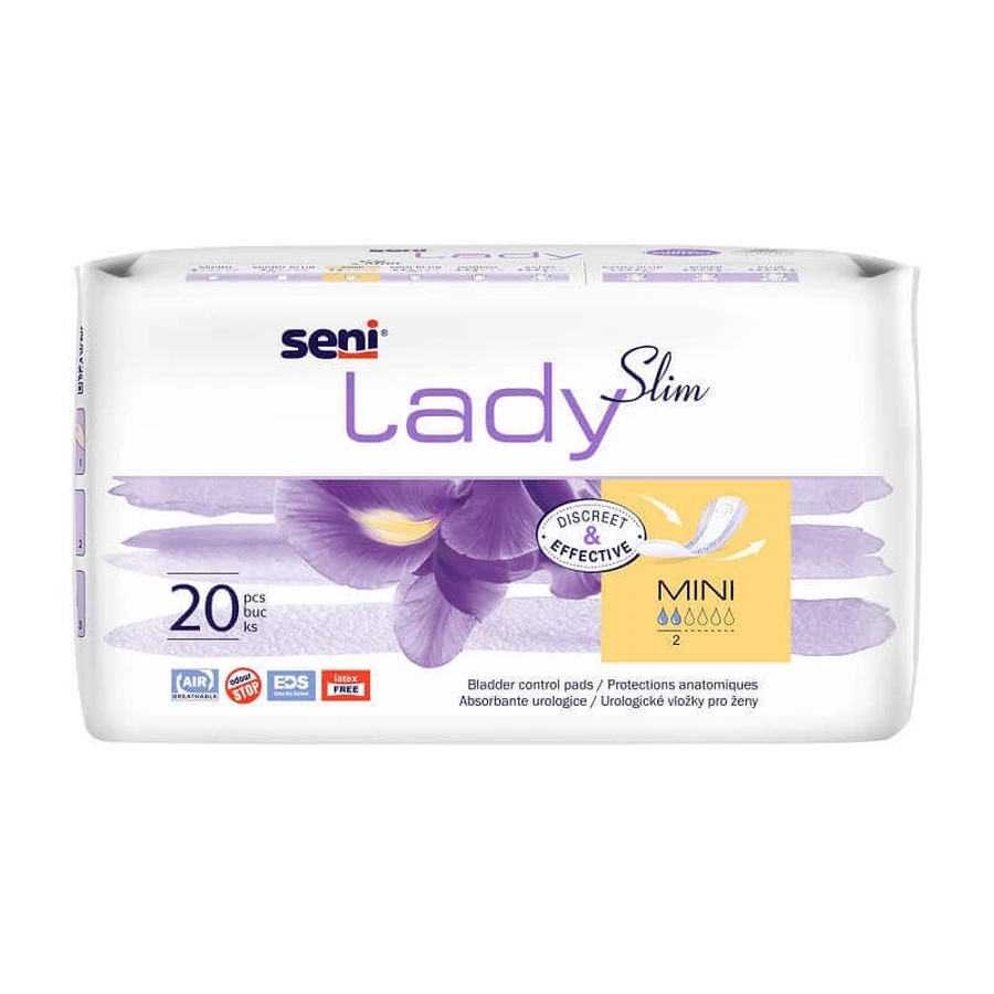Щоденні поглинаючі прокладки Slim Mini, 20 шт, Lady Breasts: ціни та характеристики