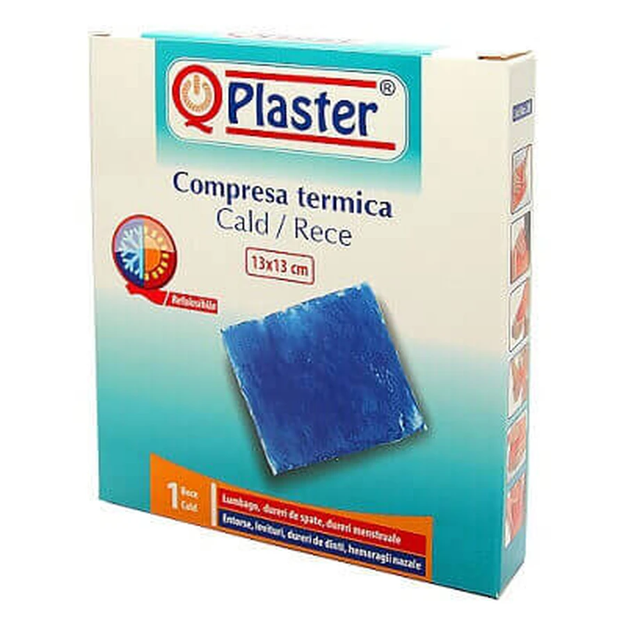 Cald Compress Hot Receiver 13x13 см, 1 штука, QPlaster: ціни та характеристики