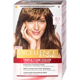 Loreal Paris EXCELLENCE CREME Перманентная краска для волос с аммиаком 6.1, 1 шт.