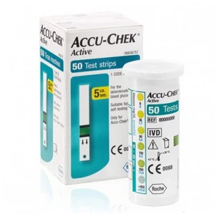 Тест-смужки Accu-Chek Active на глюкозу в крові, 50 шт.