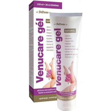 MedPharma VENUCARE GEL NATURAL 1×150 мл, гель 120 мл+30 мл бесплатно: цены и характеристики