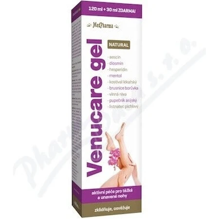 MedPharma VENUCARE GEL NATURAL 1×150 мл, гель 120 мл+30 мл бесплатно: цены и характеристики